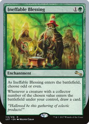 Ineffable Blessing (E) card from Unstable