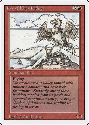 Roc of Kher Ridges card from Revised Edition