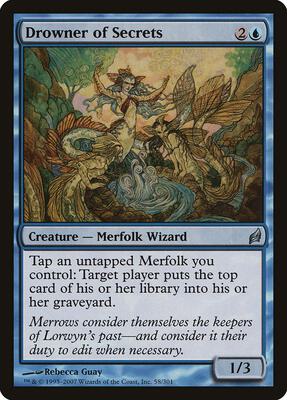 Drowner of Secrets card from Lorwyn