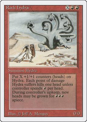 Rock Hydra card from Revised Edition