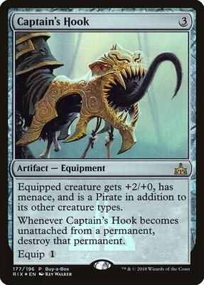 Captain's Hook card from Buy-A-Box Promos