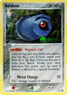 Beldum - 022 (League Promo) [Winner] card from League & Championship Cards