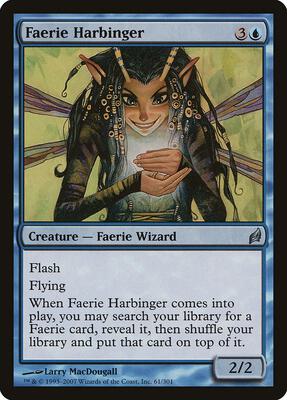 Faerie Harbinger card from Lorwyn