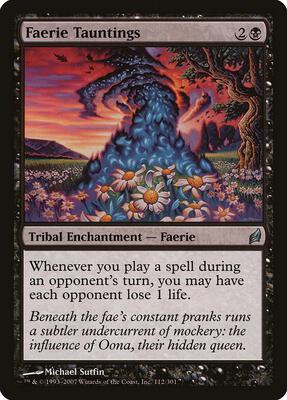 Faerie Tauntings card from Lorwyn