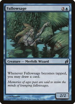 Fallowsage card from Lorwyn