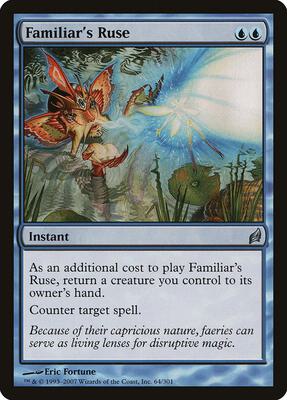Familiar's Ruse card from Lorwyn