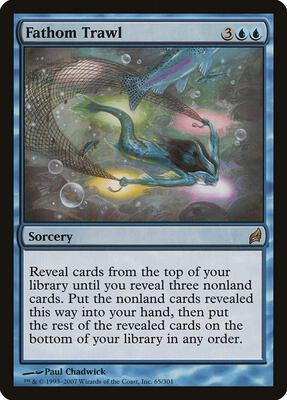 Fathom Trawl card from Lorwyn