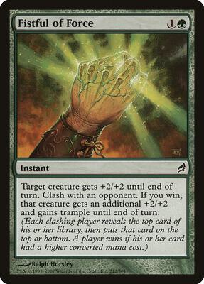 Fistful of Force card from Lorwyn