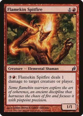 Flamekin Spitfire card from Lorwyn