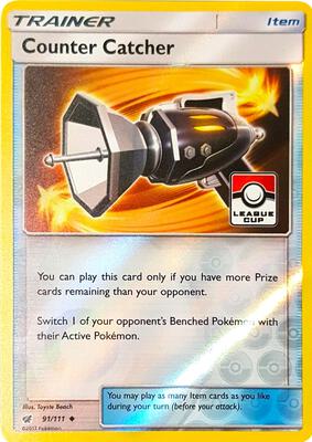 Counter Catcher - 91/111 (League Cup) card from League & Championship Cards