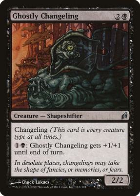 Ghostly Changeling card from Lorwyn
