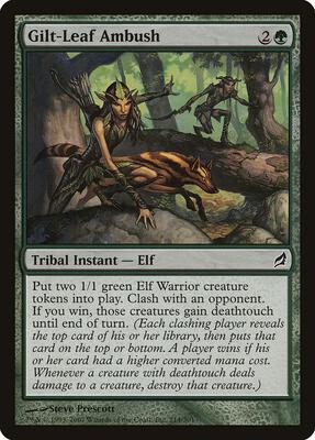 Gilt-Leaf Ambush card from Lorwyn