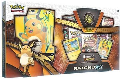 Shining Legends Special Collection: Raichu GX card from Shining Legends