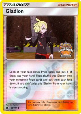 Gladion - 95/111 (Regional Championships) card from League & Championship Cards