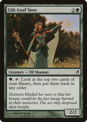 Gilt-Leaf Seer card from Lorwyn
