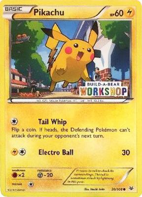 Pikachu - 20/108 (Build-A-Bear Workshop Exclusive) card from Miscellaneous Cards & Products