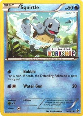Squirtle - 14/101 (Build-A-Bear Workshop Exclusive) card from Miscellaneous Cards & Products