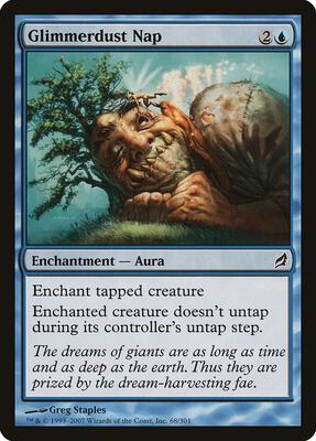 Glimmerdust Nap card from Lorwyn