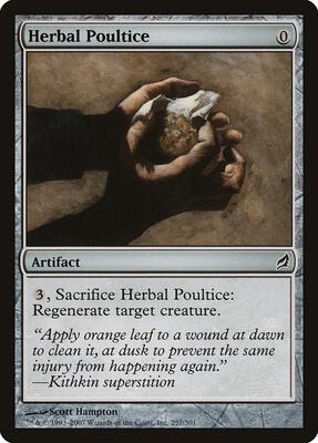Herbal Poultice card from Lorwyn