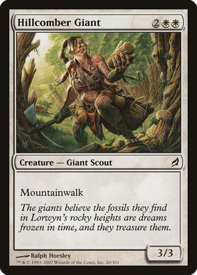 Hillcomber Giant card from Lorwyn