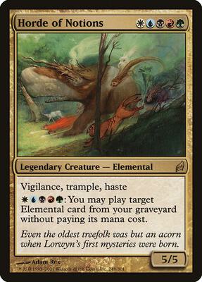 Horde of Notions card from Lorwyn