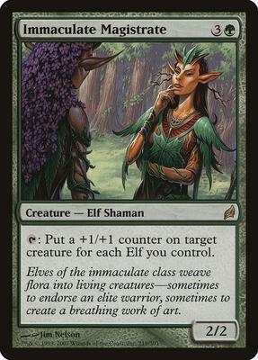 Immaculate Magistrate card from Lorwyn