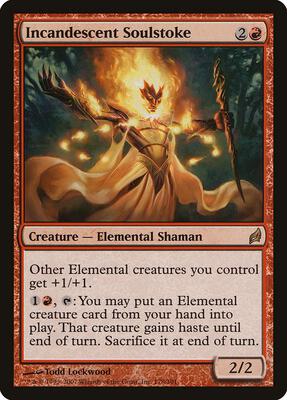 Incandescent Soulstoke card from Lorwyn
