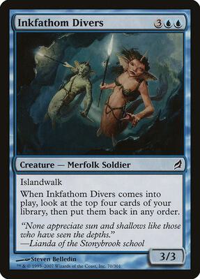 Inkfathom Divers card from Lorwyn