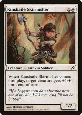 Kinsbaile Skirmisher card from Lorwyn