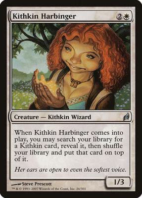 Kithkin Harbinger card from Lorwyn