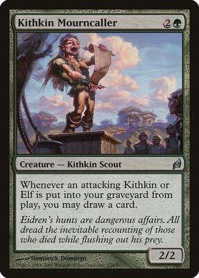 Kithkin Mourncaller card from Lorwyn