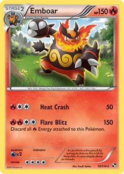 Emboar - 19/114 card from Deck Exclusives