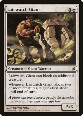 Lairwatch Giant card from Lorwyn