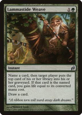 Lammastide Weave card from Lorwyn