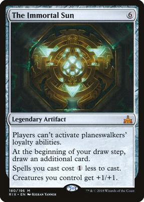 The Immortal Sun card from Rivals of Ixalan