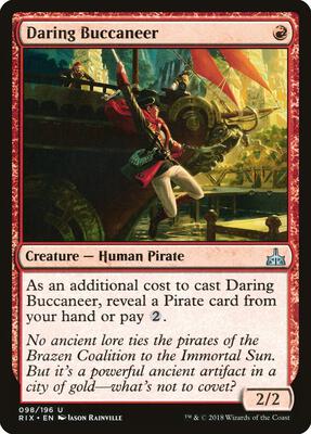 Daring Buccaneer card from Rivals of Ixalan