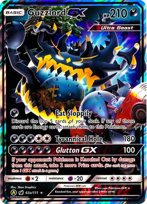 Guzzlord GX - 63a/111 card from Alternate Art Promos