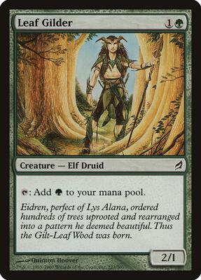Leaf Gilder card from Lorwyn