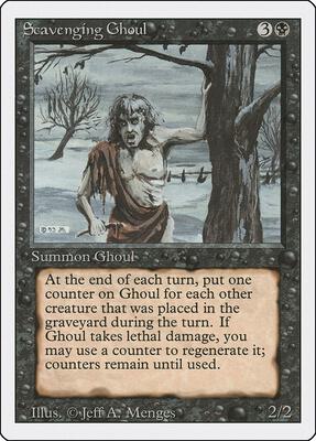 Scavenging Ghoul card from Revised Edition