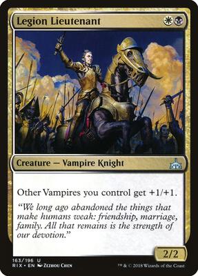 Legion Lieutenant card from Rivals of Ixalan
