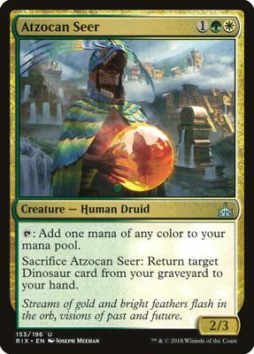 Atzocan Seer card from Rivals of Ixalan