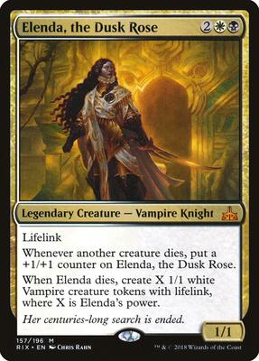 Elenda, the Dusk Rose card from Rivals of Ixalan