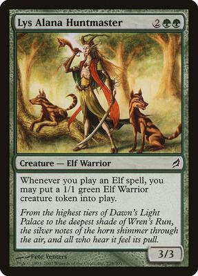 Lys Alana Huntmaster card from Lorwyn