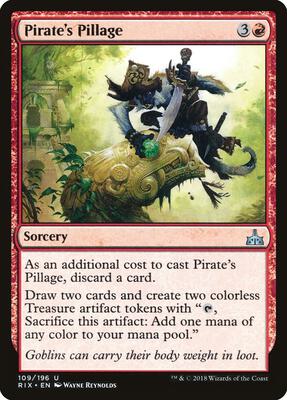 Pirate's Pillage card from Rivals of Ixalan