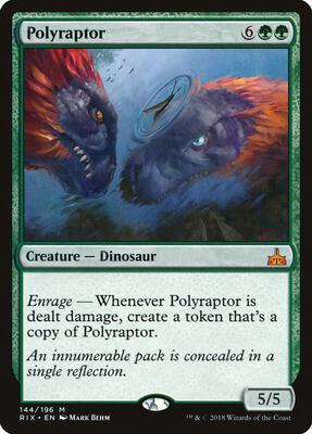 Polyraptor card from Rivals of Ixalan