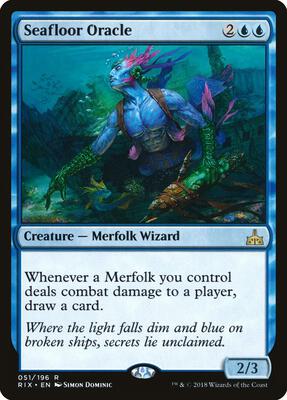 Seafloor Oracle card from Rivals of Ixalan
