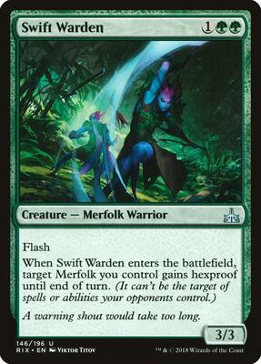 Swift Warden card from Rivals of Ixalan