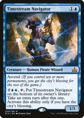 Timestream Navigator card from Rivals of Ixalan