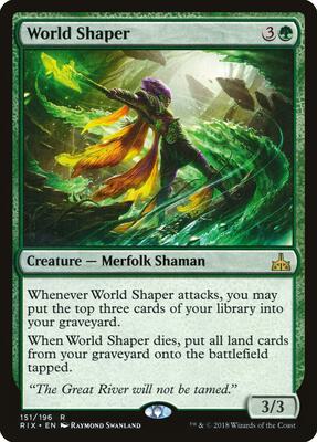 World Shaper card from Rivals of Ixalan