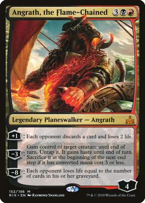Angrath, the Flame-Chained card from Rivals of Ixalan